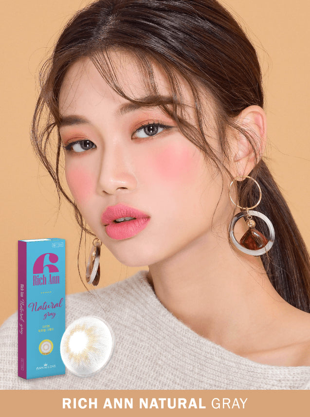 Rich Ann Natural Gray 自然亮灰 (1 Day / 6片)