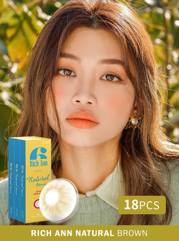 Rich Ann Natural Brown 自然閃啡 (1 Day / 6片)