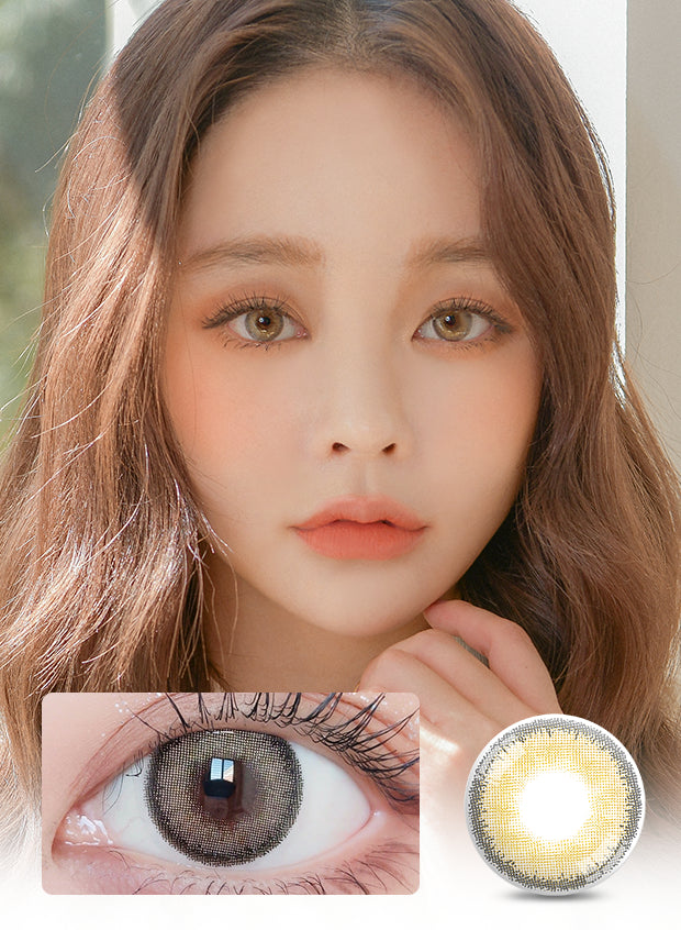 [清貨 數量有限] Silhouette1 Olive Brown 橄欖啡(1 Month/2 片)(2026/9月-2027/7月到期)