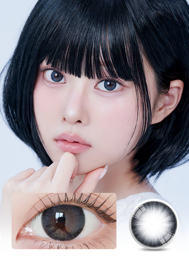 [韓國直送款] Just Mega Blue Black 特大版水藍黑(1 Month / 2片)