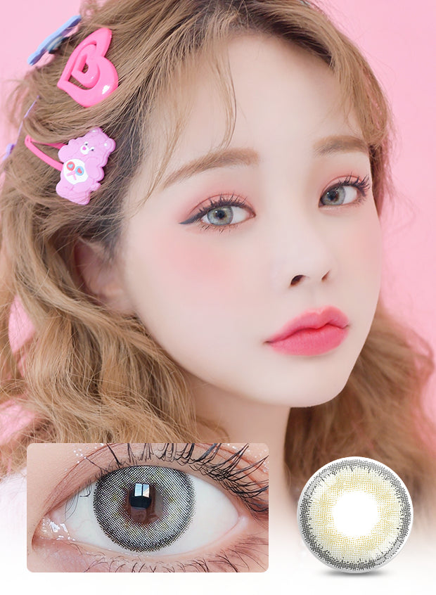 [清貨 數量有限] Silhouette1 Gray 果仁灰(1 Day/10 片)