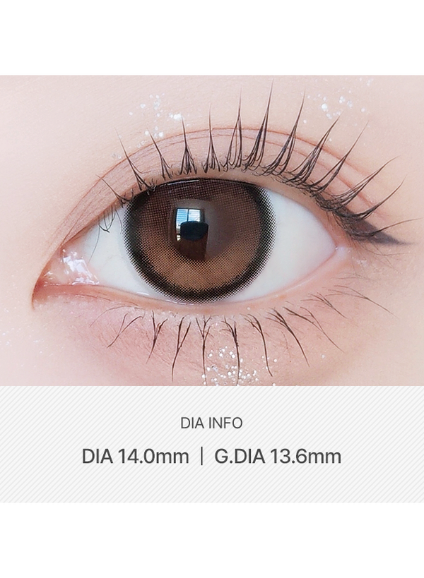 [韓國直送款]Noowner Zero Turn Beige Brown 無漾米啡 (1 Month / 2片)