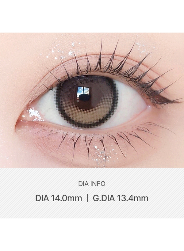 [韓國直送款] Anndora Zero Turn Brown 安凝亮啡 (1 Day/10 片)