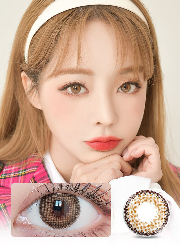 [清貨 數量有限] Silhouette1 Hazel 榛栗啡(1 Day/10 片)