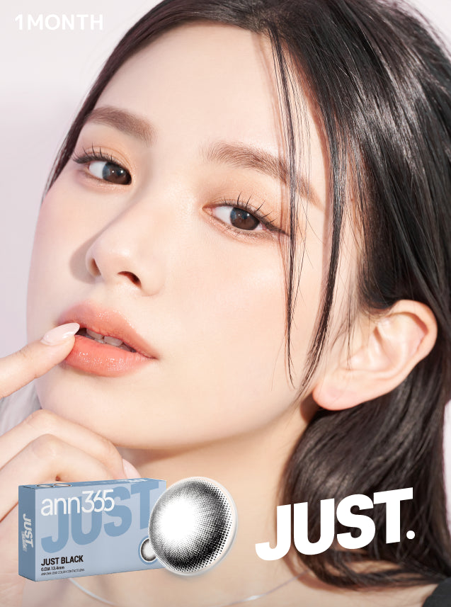 [清貨 數量有限] Just Black 水光黑 (1 Month / 2片)